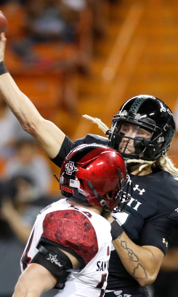 Hawaii beats San Diego State 14-11, wins West Division